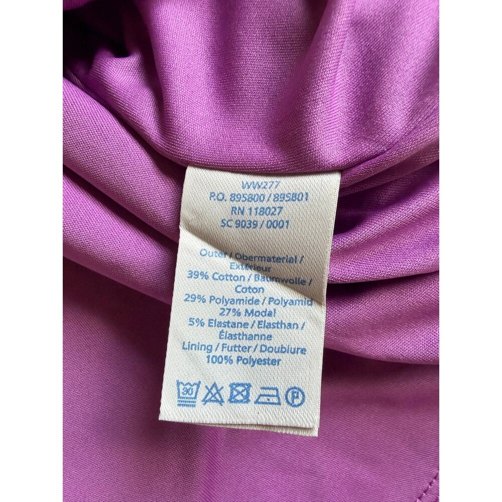Boden Women's Lilac Suplice Ponte Alicia Fit and Flare Midi Dress Size 8 - Picture 12 of 13